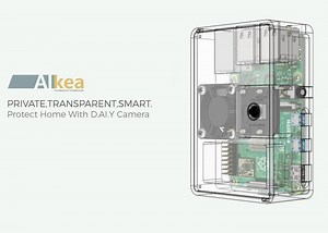 AIKEA Raspberry Pi home security system with AI computer vision