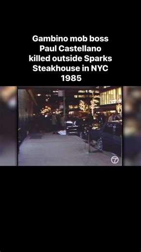 Gambino boss Paul Castellano was killed outside Sparks Steakhouse in 1985 #truecrime #murderer #Gambino #OrganizedCrime | True Crime Memoir