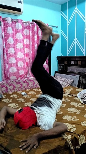 get up from bed tutorial #funnytelugu #spiderman #howto #telugumeme #yatakaram