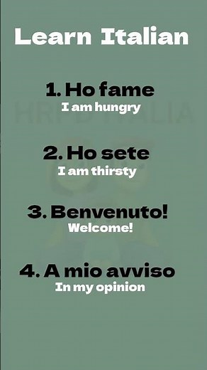 Basic Italian | Easy way to learn Italian Language | Italian lesson For beginners #learnitalia