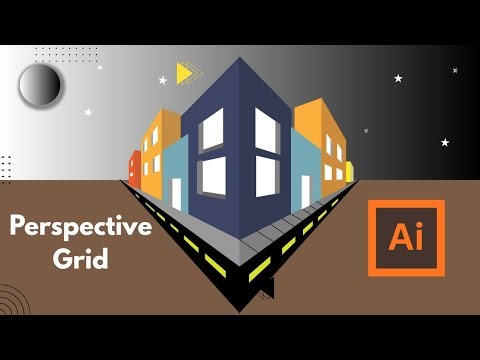 How to use Perspective Grid Tool | Adobe Illustrator| Tutorials. #tutorial #graphics