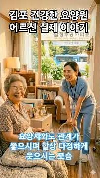 김포 건강한 요양원 어르신 실제 이야기 #요양원 #복지