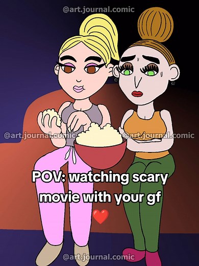 Date Night Scary Movie: Girlfriends' Lipstick Look