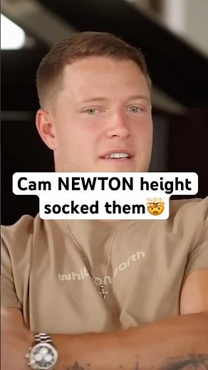 McCaffrey On How Big Cam Newton Really Is #nfl