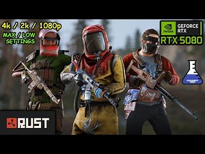 Rust RTX 5080 Benchmark | 4K 1440p 1080p Max & Low Settings Performance Test 🔥