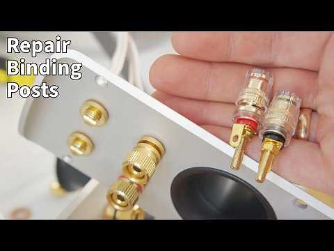 How to Fix Broken Speaker Terminals (Binding Posts) - DIY Repair