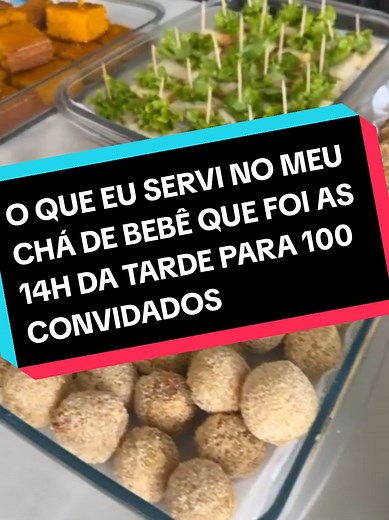O Que Servir no Chá de Bebê para 100 Convidados