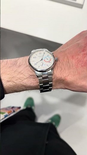 Look at the Nomos Glashütte Club Sport neomatik World Time with The New white dial