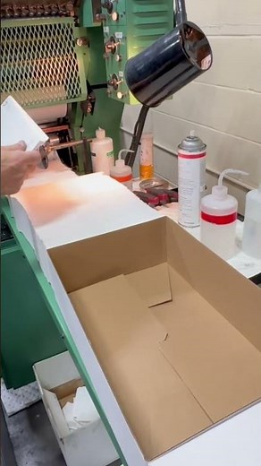 Our Halm Super Jet press prints 2-color envelopes up to 60,000/hr. #printing