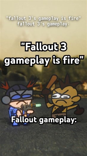 Fallout 3 gameplay is fire #fallout3 #fallout #gaminganimation #shorts #gaming