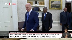 Joe Biden em Angola - Presidente Norte-Americano chega a Angola na Segunda-Feira para visita de estado de 3 dias | Televisão Pública de Angola - TPA "Oficial"