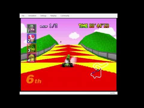 N64, NTSC, Emulated, Mario Kart 64, GP, 100cc, Star Cup, 19 points