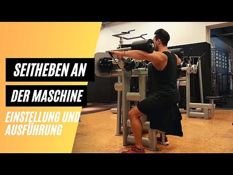 Seitheben an der Maschine - Einstellung und Ausführung