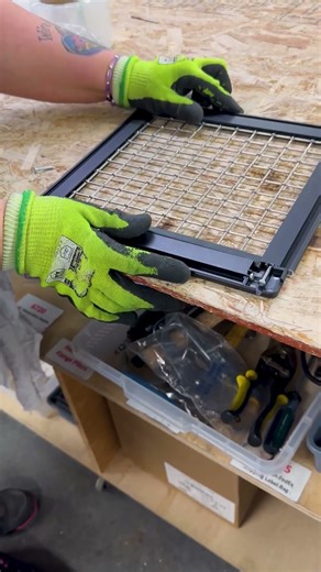 Building Vision Cage Wire Doors Like Magic! #shorts #snake #reptile