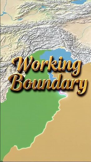 Pakistan vs India Explained| LOC, Working Boundary & International Border #css #geopolitics #viral