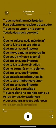 Así Es La Vida - Canción Completa de Elefante