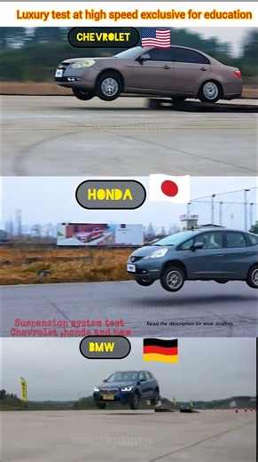 japan vs America vs German :Chevrolet vs Honda vs BMW | Suspension & Handling Analysis