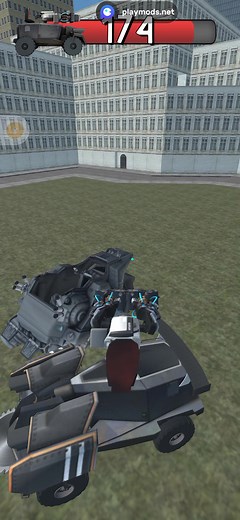 Robotic Arm Adventure: Futuristic Motorcycle Animation