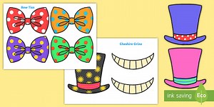 Alice in Wonderland Cut Out Props