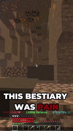 Finally Maxing the Most INFURIATING Bestiary | Hypixel Skyblock | #shorts