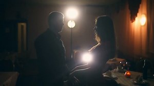 Romantic Evening Couple Kissing Restaurant Silhouettes Stock Footage Video (100% Royalty-free) 21384646 | Shutterstock