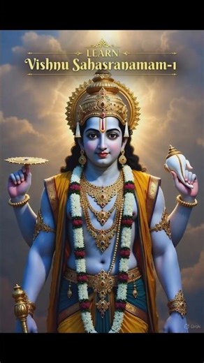 Learn Vishnu Sahasranamam: Shloka 1 (Word-by-Word) 🕉️📖#VishnuSahasranamam, #learning #shloka