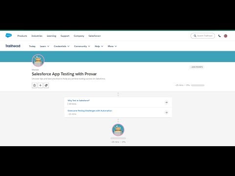 Salesforce App Testing with Provar Trailhead | #trailheadbadges