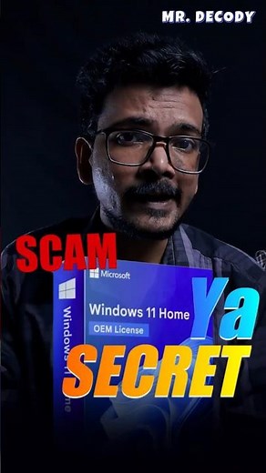 ₹499 Windows Key Scam OR Secret? 🤯 | Let’s Decode It 🔍 #shorts