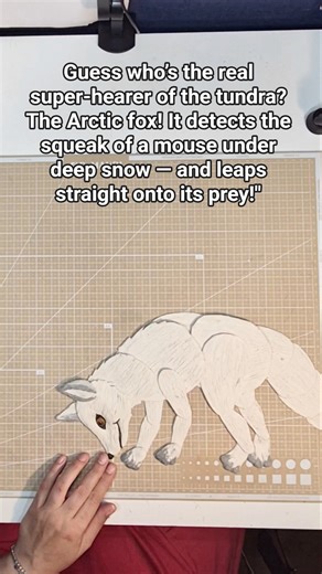 Check out how I animated the Arctic fox! #animals #arcticfox #fox #claymation #stopmotion #nature