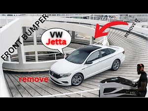 DIY 2020 Volkswagen Jetta how to take the front bumper and headlight off
