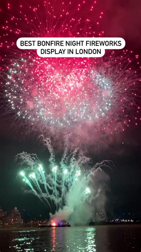 Spectacular Bonfire Night Fireworks Display in London