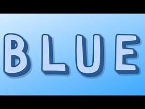 The Blue Song | Learn Colors For Kids