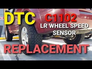 R51 NISSAN PATHFINDER ABS SENSOR REPLACEMENT DTC C1102