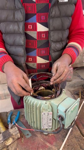 3HP Single Phase Clutch Plate Motor Phase Change￼ |3HP Clutch Plate Motor Repairing |#nfelectronics