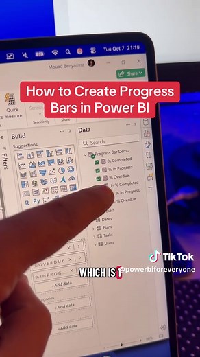 Cómo crear tarjetas de barras de progreso en Power BI