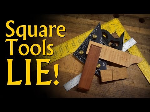 Squares go out of square. How to fix wood, plastic, and metal squares.