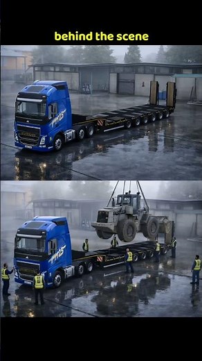 BEHIND THE SCENE ( PART 2 ) in - #truckersofeurope3 #shorts