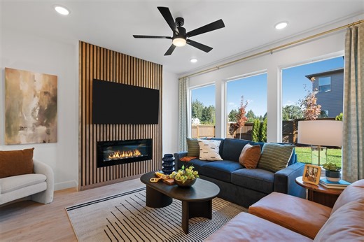 2.6K views · 12 reactions | Modern elegance meets everyday comfort in the sunlit open-concept living spaces of The Moreland model home in Forest Grove, OR. Explore a vibrant fusion of modern elegance and inviting hues greens, blues, and natural wood tones at https://bit.ly/3GbRgVw. : The Moreland, Parkview Terrace in Forest Grove, OR. #DavidWeekleyHomes #ColoradoSpringsLiving #ModernHomeDesign #DreamHome #NewHomeJourney #InteriorInspo #HomeSweetHome | David Weekley Homes | Facebook