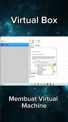 Membuat Virtual Machine. #tutorial #shorts #informatika #virtualbox #smartphone #windows