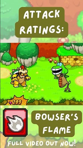 Mario & Luigi: Bowser's Inside Story | Attack Performances: Bowser's Flame