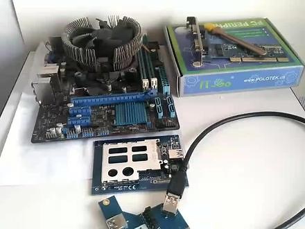 台式机PCIe转express扩展卡 笔记本express card接口扩展卡 #电脑主机 #电脑 #电子技术