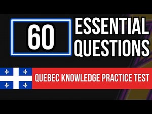 Quebec Knowledge Practice Test (60 Essential Questions)