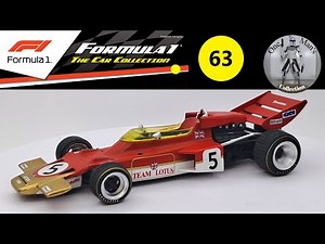 1:43 Formula 1 The Car Collection Magazine #63 - Lotus 72 Jochen Rindt (1970) - Panini Collections