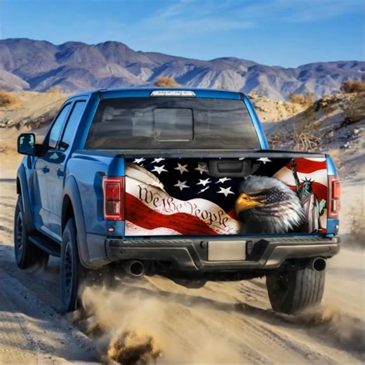 😕 Tired of your truck looking plain? Upgrade instantly with this We The People Tailgate Decal 🇺🇸💥. Vibrant print, weather-resistant vinyl, and a powerful patriotic design that stands out on any road. Built to last—rain, sun, or snow. 👉Shop now: https://flagwix.com/collections/truck-tailgate-decals/products/we-the-people-america-truck-tailgate-decal-sticker-wrap-pn431td-2?variant=40239183462529 | Flagwix.com