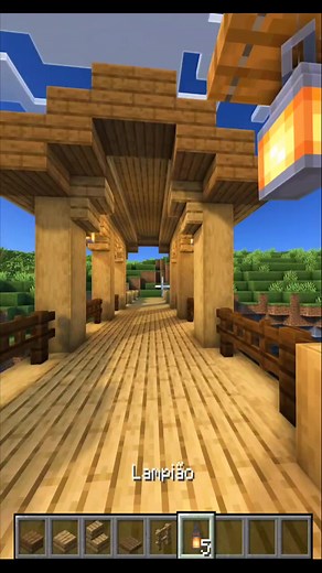 Minecraft Building Tutorial: Dark Oak Bridge Construction
