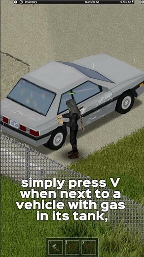 You need this item in order to siphon gas in Build 42 #projectzomboid #projectzomboidtips