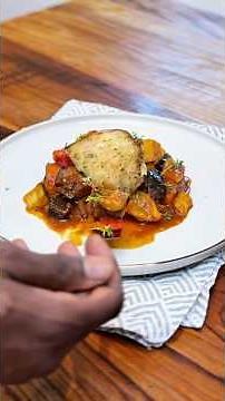 Ragoût Légumes façon ratatouille / Filet de Cabillaud poêlé