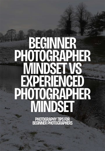 Beginner photographer mindset vs experienced photographer mindset 📸 Beginner photographers often focus on camera settings, manual mode, and buying new gear. Experienced photographers focus on composition, lighting, subject placement, storytelling, and knowing when to take the photo. If you want to improve as a photographer, changing your photography mindset will help more than upgrading your camera. Learning composition, understanding light, and planning your shots is how beginner photographers