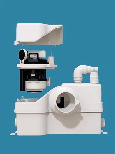 How a Macerator Pump Works A macerator pump takes waste from a toilet, sink, and shower, breaks it down into a liquid, and pumps it to your home’s existing waste line, even when the bathroom is installed below it. The Lift Assure macerating system uses a 3-port design to process waste instantly and move it upward through a single outlet. Because it doesn’t rely on gravity, a macerator pump makes it possible to add a bathroom in basements or other hard-to-plumb spaces without cutting concrete. It