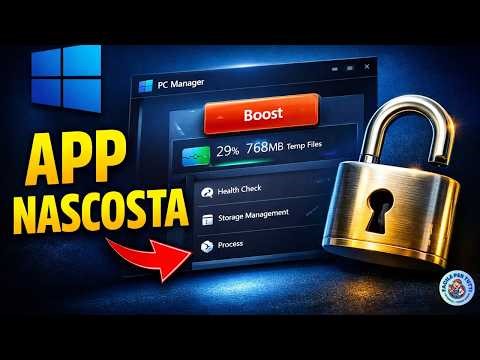 PC Lento? Velocizza Windows con l'App Segreta di Microsoft! Microsoft PC Manager gratis.